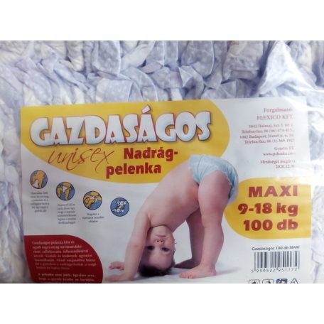 Gazdaságos pelenka 100 db-os Maxi 9-18 kg